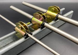 Wholesale Yellow Zinc Galvanized Steel Strut tpe Cushion Clamps from china suppliers