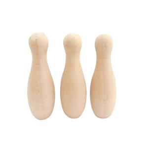 Wholesale Customer Logo Wooden Balance Toy Kid Parent Wood Bowling Ball from china suppliers