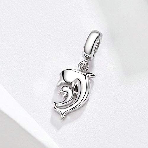 Beads Pendant 925 Silver Charm Tortoise Charm Mermaid Beads Shell Charm Lucky Sea Turtle Dangle for Bracelets