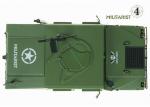 Green Plated Home Decor Crafts , Electronic Military SUV Vehicles Model