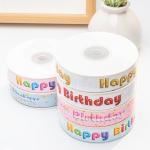 Color Fastness Happy Birthday Gift Box Ribbon for Children's Day Cake in