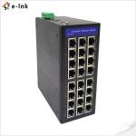 Managed Industrial 16-port 10/100/1000T 802.3at PoE + 8-port 10/100/1000T