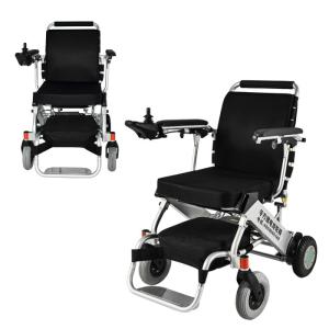 Wholesale Airport Travelling 6km/H Lightweight Collapsible Wheelchair from china suppliers