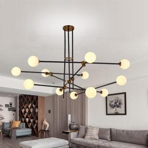 Wholesale Led glass ball pendant lights lustre suspension Studio Suspension sputnik Bullarum chandelier(WH-MI-113) from china suppliers