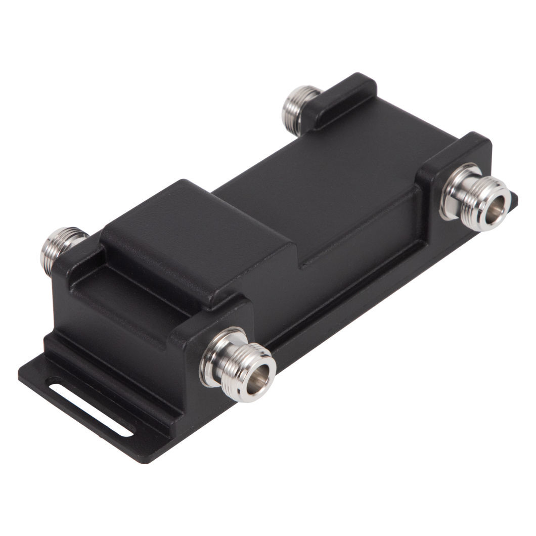High Isolation 400W 694-3800MHz 4.3-10 Female 4 in 4 out Hybrid Coupler for Ibs Projects