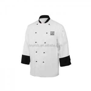 Wholesale Unisex Adults Chef Uniform Tops Customized Plus Size Reaction Double Breasted from china suppliers