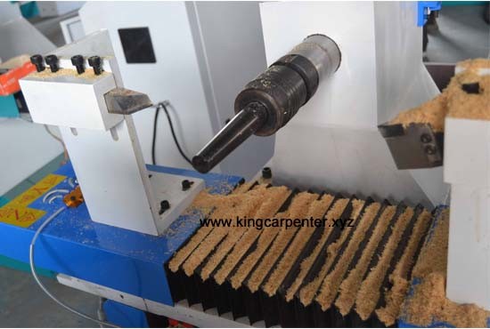 KC1530-S with engraving spindle wood cnc lathe