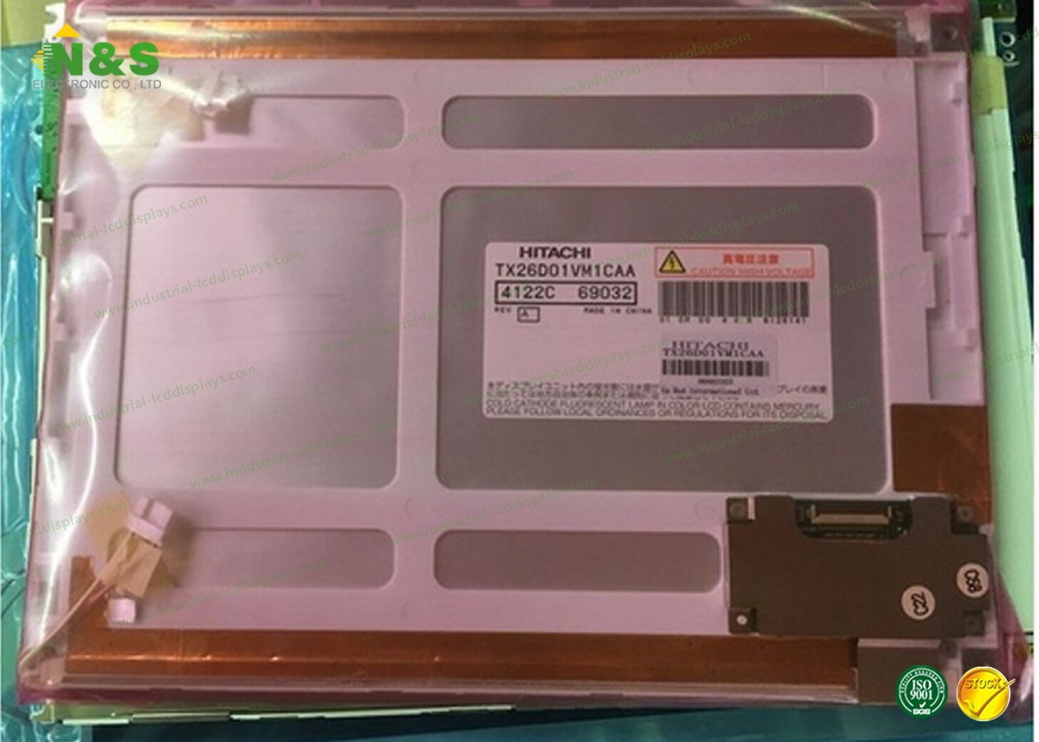 Brand Original Hitachi 10.4" A - Si TFT - LCD Panel , White LCD Display TX26D01VM1CAA