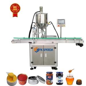 Wholesale Small Manufacturing Automatic Volumetric Piston Filling Machine for Shampoo Honey Cosmetic from china suppliers