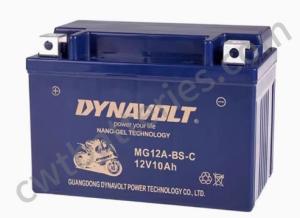 Wholesale Dynavolt MG12A-BS-C Nano Gel Motorcycle Battery 12V 10Ah Customized from china suppliers