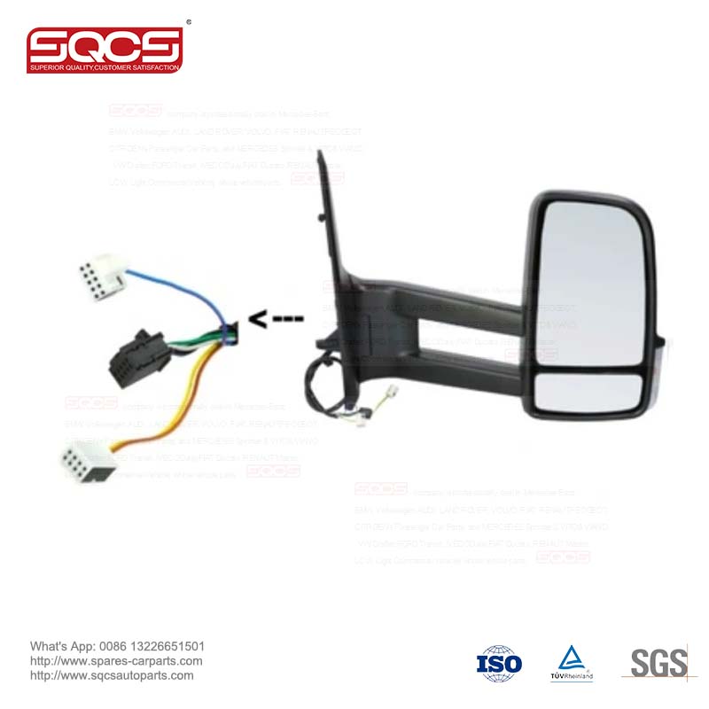 SQCS OE 9108108602 Blind Spot Mirror Glass Long Arm R-2019 for MERCEDES SPRINTER W910 2020-2021 Car Side Mirror Rearview