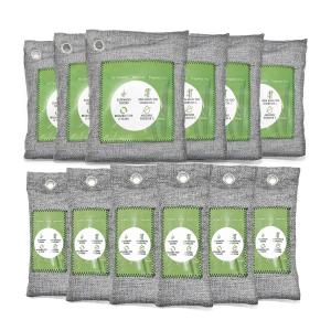 Wholesale OEM 12 Pack Bamboo Air Purifying Bag Activated Charcoal Bags Odor Absorber 6x50g 6x150g MSDS Certified from china suppliers