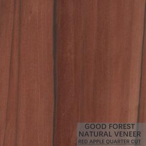 Wholesale OEM Natural Apple Wood Veneer Vertical Grain Quarter Cut Veneer from china suppliers
