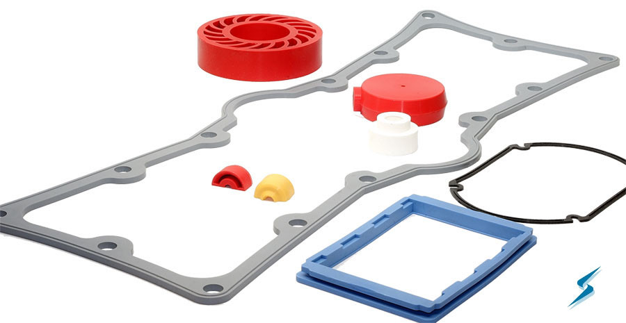Waterproof Thin Flat Silicone Gasket Sealing Non Toxic Keep Constant