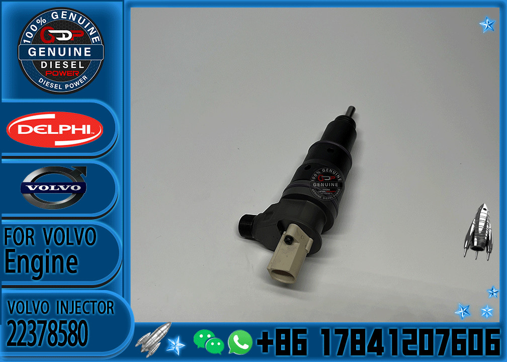 Diesel Engine Genuine Common Rail Fuel Injector 22378580 BEBJ1F12001 For Volvo Truck D13M