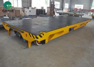 Wholesale Cast Steel Wheel Handling 60t Metal Plate Railway Guided Transfer Cart from china suppliers