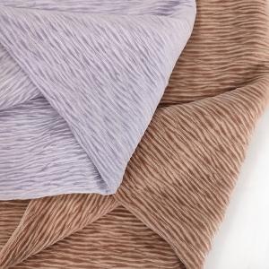 Wholesale 245 Gsm Super Soft Crushed Knit Velour Fabric For Jacked from china suppliers