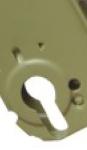 Simple Style Brown Mortise Lock Body Stainless Steel / Iron Material