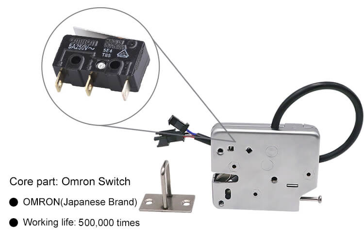 DC12V Centralized Controll Electromagnetic Lock for hidden cabinet