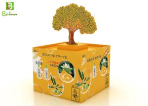 Wholesale Innovative Corrugated Cardboard POS Display Boxes Movable Tree Light Weight from china suppliers