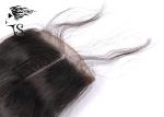 4x4 Swiss Lace Frontal Closure Middle Part Body Wave Natural Black Hair Women's