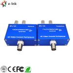 2CH CVI AHD TVI HD Fiber Optic Accessories Coaxial Multiplexer