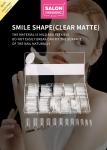 ABS Clear Matte Full Cover Fake Nails Smile Shape For Salon And DIY Nails