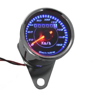 Wholesale 180KM LED Light Motorcycle Digital Speedometer DC12V Double Color from china suppliers