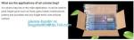 air cushion pillow bags, inflatable air filled pillow bag, shockproof recycable