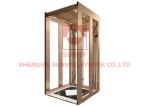 1600kg 5 Person Residential Panoramic Elevator PVC Plastic Floor