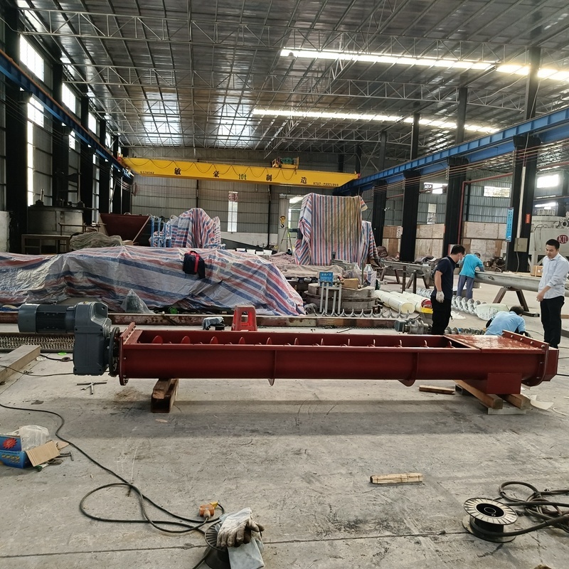 OEM Custom Stainless Steel Spiral Auger Conveyor System Conveying Machine Spiral Conveyor