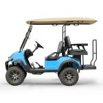 15.5mph Speed Electric Hunting Buggy Lifted 4 Seater Golf Cart with Aluminum