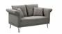 Dried Solid Wood 1020x860x740 Linen Fabric Sofa For Apartment