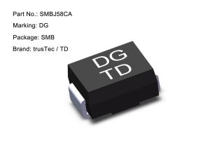 Wholesale Smb SMD TVS Diode 58V 600W Esd Suppressors SMBJ58CA from china suppliers