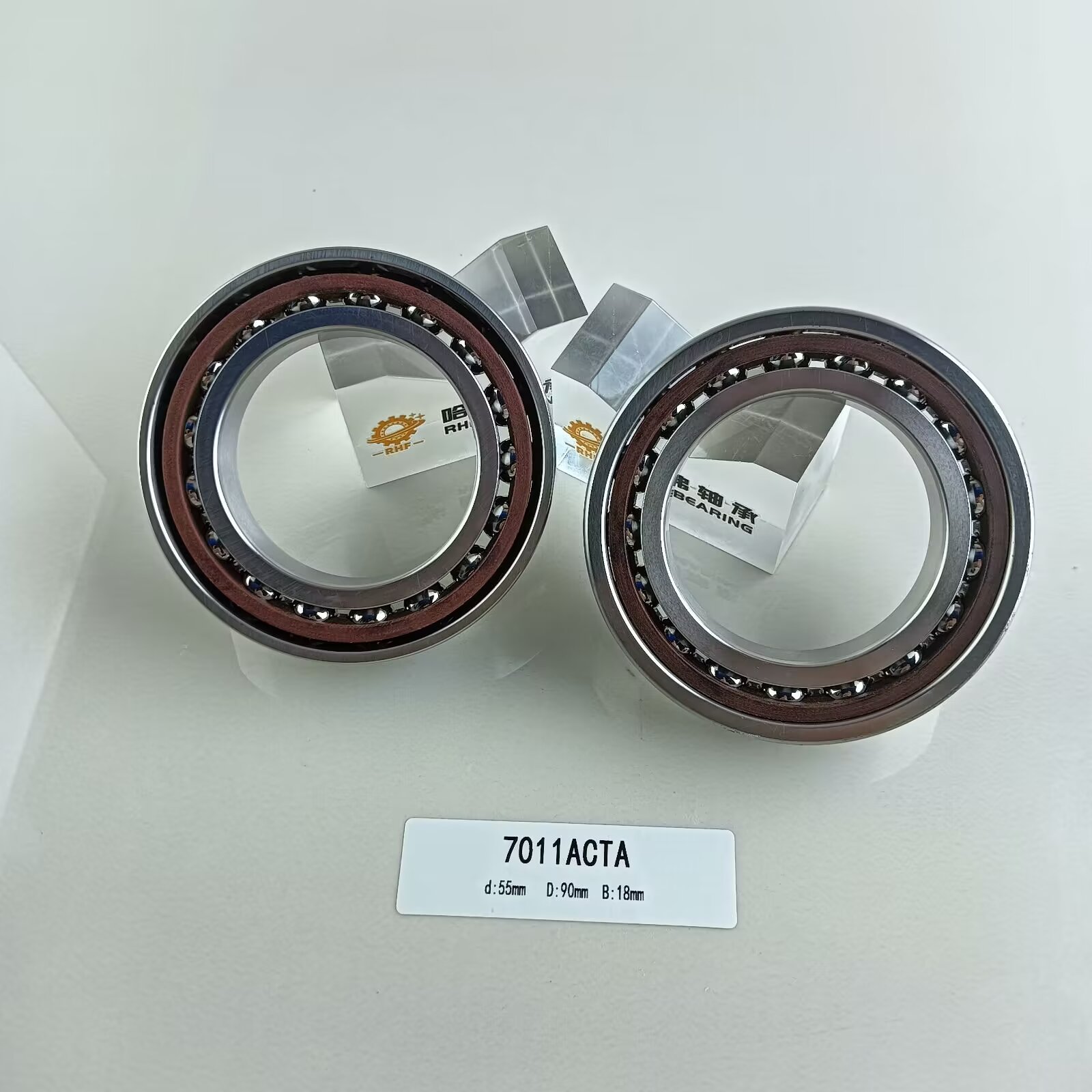 7011AC Angular Contact Ball Bearing with Standard Precision P0 P2 P4 P5 P6 55*90*18mm