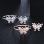 Fashion Cubic Zirconia Butterfly Bracelet Bangle AAA Cz Butterfly Bangle Cuff