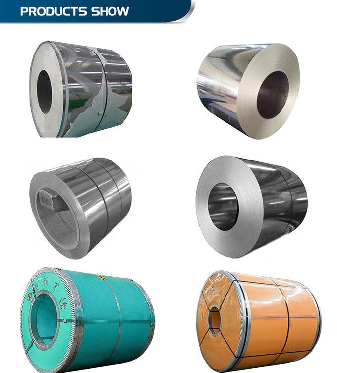 Material 201 316L Stainless Steel Coil BA 2000mm Hot Rolled 1