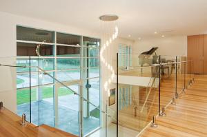 Wholesale Architectural Balustrade Glass for Stairs Railing , Toughened glass panels 10mm heat soaked from china suppliers
