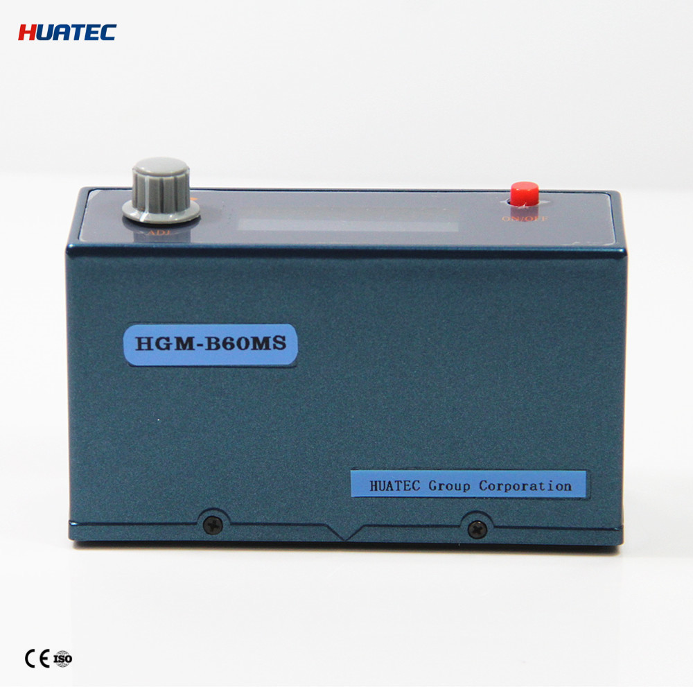 High stability 0.4Gs / 30min 60 degree angle Gloss Meter Non Destructive Testing Equipment HGM-B60MS