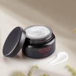 150ML Luxury Black Cosmetic Wide Mouth Plastic Jars For Facial Cream With Logo