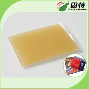 Wholesale Light Amber Solid Gums Jelly Hot Melt Glue Adhesive For Hardcover Animal and Box from china suppliers