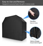 Outdoor Coated Custom BBQ Covers Uv Treatment Wind Resistant Easy To Clean