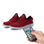 Night Jogging Remote Control LED Shoes Running Light Up Sneakers For Men