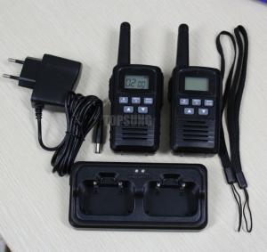 Wholesale Topsung New pair FRS/GMRS best walkie talkies radios w/ dock charger 002 from china suppliers
