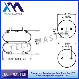 Wholesale Double Convoluted Industrial Air Spring Truck Air Suspension W01-358-6908 from china suppliers