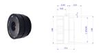 Infrared Cctv Board IP Camera Lens 2.8mm F1:2.0 1/2.5'' -20℃- 80℃ Operating
