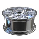 Polish 2 Piece Forged Rims Taggered 19 21 Inches 5x112 Fit To Audi RS5