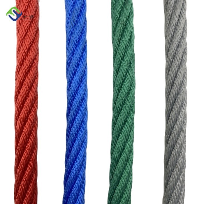 Outdoor Playground 16mm 18mm 20mm Twisted Nylon Polypropylene Polyester Combination Playground Rope