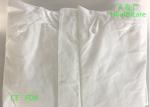 Non Toxic Tyvek Disposable Coveralls PP Coated PE Weight 30g Blue