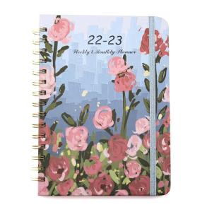 Wholesale FSC Spiral Bound Undated Weekly Planner OEM Daily Goals Notebook A5 from china suppliers
